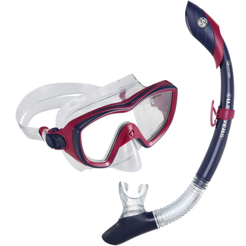 U S Divers Diva 2 LX Mask Island Dry Snorkel Package